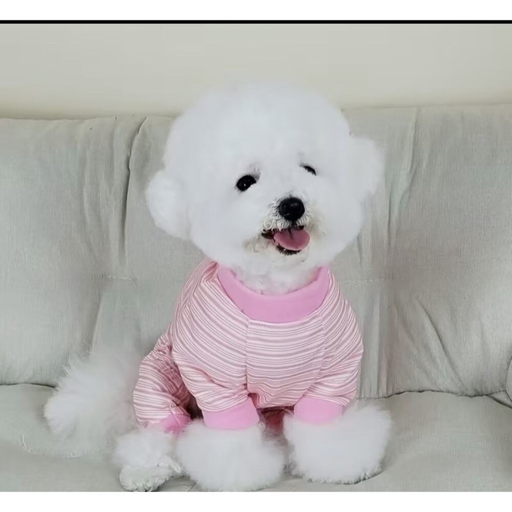 Pink Stripped Dog Pj’s Size Extra Large (See Picture) for Measurements NWT